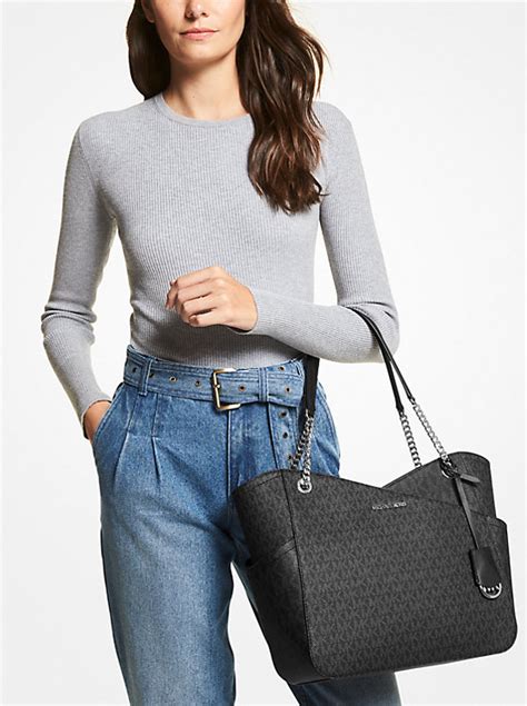 michael kors silver jet set bag|Michael Kors outlet jet set.